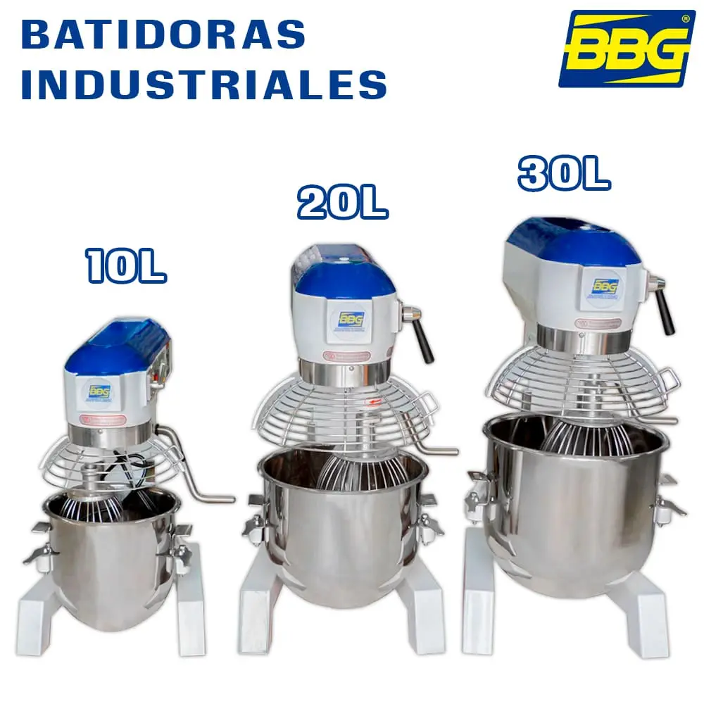 Batidora industrial 30K Uso Rudo BBG - Básculas y equipos de